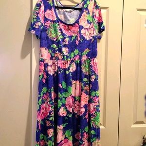 2XL floral print Riley dress
